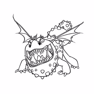 How to Train your Dragon coloring page 9