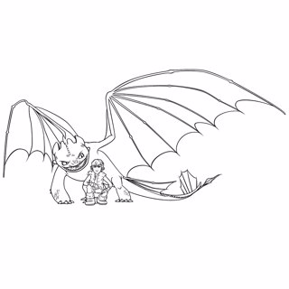 How to Train your Dragon coloring page 11