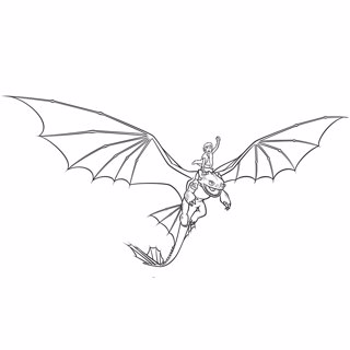 How to Train your Dragon coloring page 12