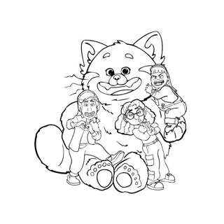 Embracing the Giant Red Panda: Adventures with Friends
