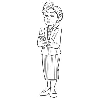 Confident Character from Turning Red Standing with Arms Crossed