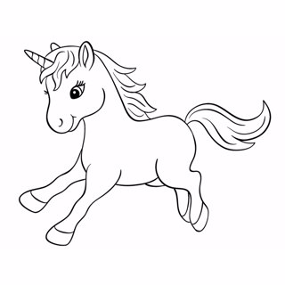 Unicorns coloring page 12