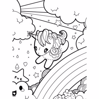 Unicorns coloring page 18