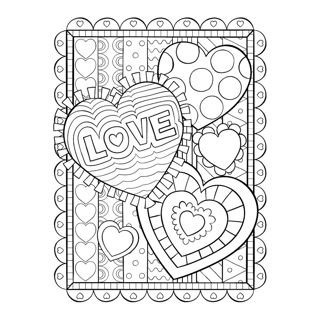 Colorful Love: A Valentine's Day Coloring Adventure