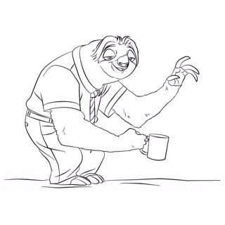 Zootropolis coloring page 5