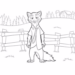 Zootropolis coloring page 12